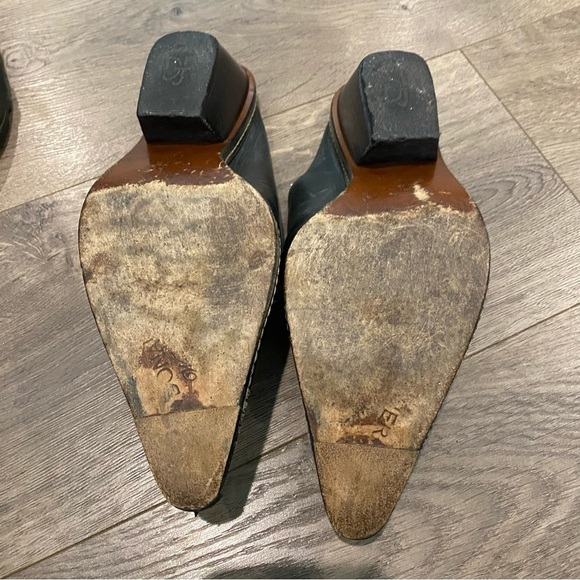 Couture Donald J Pliner Leather Mules Size 7.5 - Picture 3 of 12